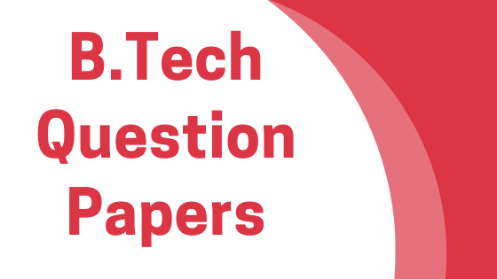 sgbau- B.Tech previous year question papers
