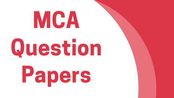 sgbau- MCA previous year question papers