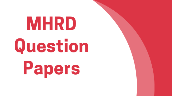 sgbau- MHRD previous year question papers