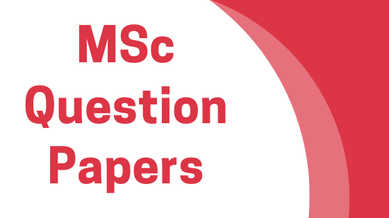 sgbau- MSc previous year question papers